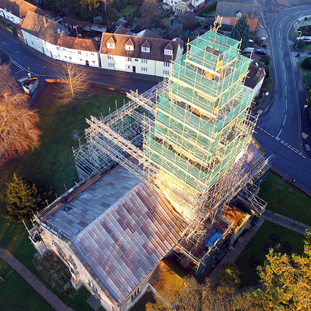 Church Drone Photography