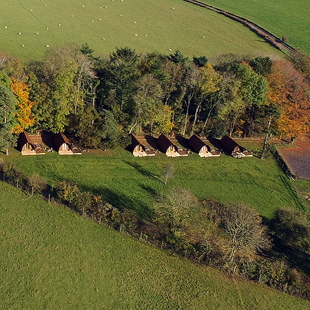 Glamping Aerial Photography