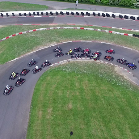 Karting Drone Photography
