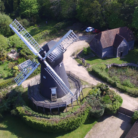 Windmill Aerial Photography
